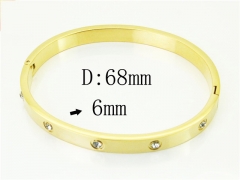 HY Wholesale Bangles Jewelry Stainless Steel 316L Fashion Bangle-HY62B0716HKB