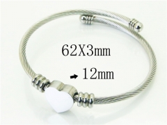 HY Wholesale Bangles Jewelry Stainless Steel 316L Fashion Bangle-HY62B0712LQ