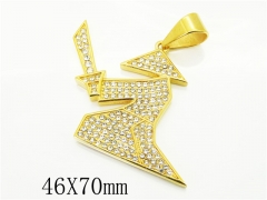 HY Wholesale Pendant Jewelry 316L Stainless Steel Jewelry Pendant-HY72P0030IIA