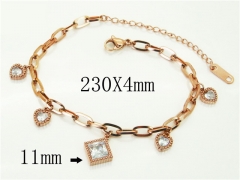 HY Wholesale Bracelets 316L Stainless Steel Jewelry Bracelets-HY19B1115PG