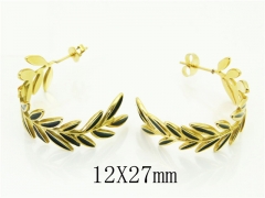 HY Wholesale Earrings 316L Stainless Steel Popular Jewelry Earrings-HY50E0034OC