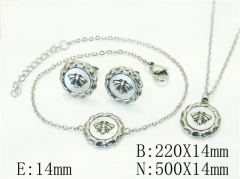 HY Wholesale Jewelry 316L Stainless Steel jewelry Set-HY59S2542HHZ