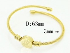 HY Wholesale Bangles Jewelry Stainless Steel 316L Fashion Bangle-HY12B0342OQ