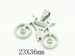 HY Wholesale Pendant Jewelry 316L Stainless Steel Jewelry Pendant-HY12P1724KE