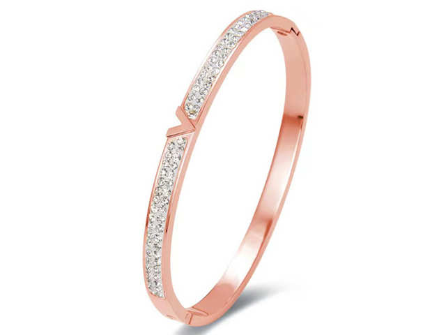 HY Wholesale Bangle Stainless Steel 316L Jewelry Bangle-HY0155B0576