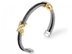 HY Wholesale Bangle Stainless Steel 316L Jewelry Bangle-HY0155B0706