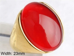 HY Wholesale Rings Jewelry 316L Stainless Steel Rings-HY0146R0714