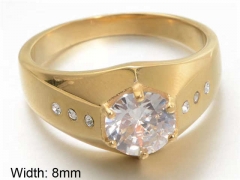 HY Wholesale Rings Jewelry 316L Stainless Steel Rings-HY0146R0524