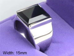 HY Wholesale Rings Jewelry 316L Stainless Steel Rings-HY0146R0341