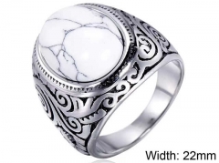 HY Wholesale Rings Jewelry 316L Stainless Steel Rings-HY0146R0621