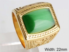 HY Wholesale Rings Jewelry 316L Stainless Steel Rings-HY0146R0332