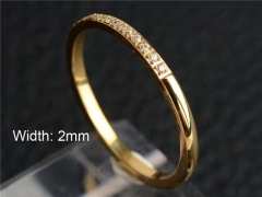 HY Wholesale Rings Jewelry 316L Stainless Steel Rings-HY0146R0039