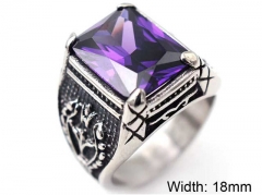 HY Wholesale Rings Jewelry 316L Stainless Steel Rings-HY0146R0721