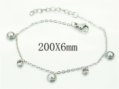 HY Wholesale Bracelets 316L Stainless Steel Jewelry Bracelets-HY25B0318OG