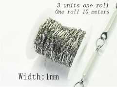 HY Wholesale 316 Stainless Steel Jewelry Cheap Long Chain-HY70AE2404KLR