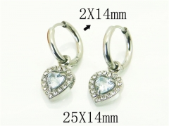 HY Wholesale Earrings 316L Stainless Steel Earrings Jewelry-HY25E0762FPL