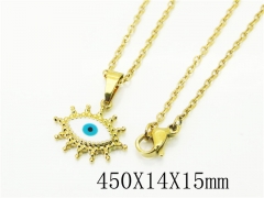 HY Wholesale Necklaces Stainless Steel 316L Jewelry Necklaces-HY24N0146LB