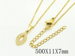 HY Wholesale Necklaces Stainless Steel 316L Jewelry Necklaces-HY12N0684OS