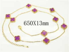 HY Wholesale Necklaces Stainless Steel 316L Jewelry Necklaces-HY50N0006HJE