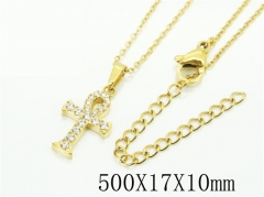 HY Wholesale Necklaces Stainless Steel 316L Jewelry Necklaces-HY12N0650WOL