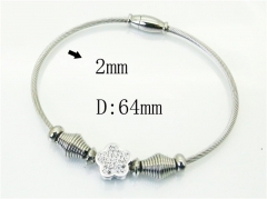 HY Wholesale Bangles Jewelry Stainless Steel 316L Popular Bangle-HY24B0235HK5