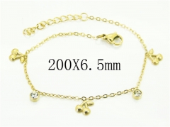 HY Wholesale Bracelets 316L Stainless Steel Jewelry Bracelets-HY25B0305OY