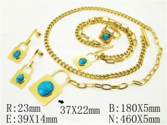 HY Wholesale Jewelry Set 316L Stainless Steel jewelry Set-HY50S0450JXX