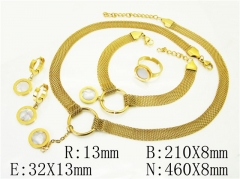 HY Wholesale Jewelry Set 316L Stainless Steel jewelry Set-HY50S0456JDD