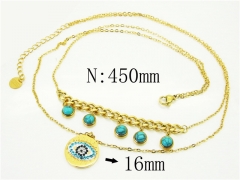 HY Wholesale Necklaces Stainless Steel 316L Jewelry Necklaces-HY32N0913HIL