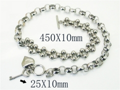 HY Wholesale Necklaces Stainless Steel 316L Jewelry Necklaces-HY21N0206HNQ