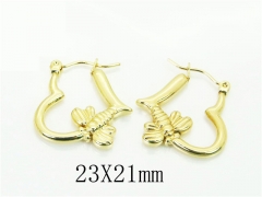 HY Wholesale Earrings 316L Stainless Steel Earrings Jewelry-HY30E1640ZJL