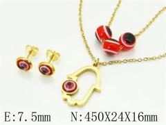 HY Wholesale Jewelry Set 316L Stainless Steel jewelry Set-HY12S1309ENL