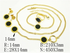 HY Wholesale Jewelry Set 316L Stainless Steel jewelry Set-HY50S0455JSS