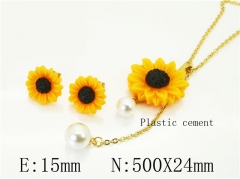 HY Wholesale Jewelry Set 316L Stainless Steel jewelry Set-HY45S0033HSS