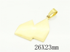 HY Wholesale Pendant Jewelry 316L Stainless Steel Jewelry Pendant-HY70P0874IZ