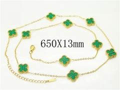 HY Wholesale Necklaces Stainless Steel 316L Jewelry Necklaces-HY50N0003HJY