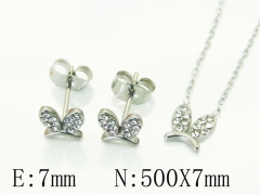 HY Wholesale Jewelry Set 316L Stainless Steel jewelry Set-HY25S0775OV