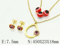 HY Wholesale Jewelry Set 316L Stainless Steel jewelry Set-HY12S1310UNL