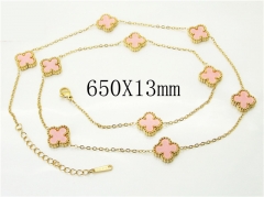 HY Wholesale Necklaces Stainless Steel 316L Jewelry Necklaces-HY50N0005HJR