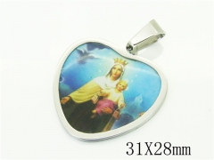 HY Wholesale Pendant Jewelry 316L Stainless Steel Jewelry Pendant-HY12P1783RIL