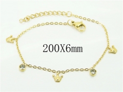 HY Wholesale Bracelets 316L Stainless Steel Jewelry Bracelets-HY25B0303OQ