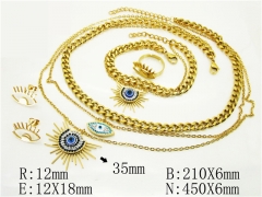 HY Wholesale Jewelry Set 316L Stainless Steel jewelry Set-HY50S0449JVV