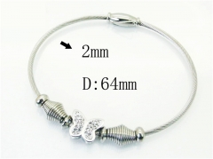 HY Wholesale Bangles Jewelry Stainless Steel 316L Popular Bangle-HY24B0233HKL