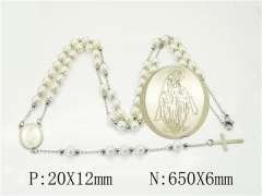 HY Wholesale Necklaces Stainless Steel 316L Jewelry Necklaces-HY76N0633DML