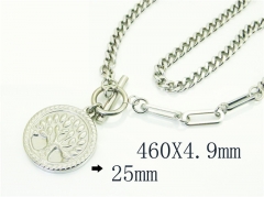 HY Wholesale Necklaces Stainless Steel 316L Jewelry Necklaces-HY91N0121HJD