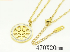 HY Wholesale Necklaces Stainless Steel 316L Jewelry Necklaces-HY43N0121MX