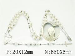 HY Wholesale Necklaces Stainless Steel 316L Jewelry Necklaces-HY76N0631GML