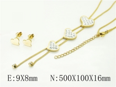 HY Wholesale Jewelry Set 316L Stainless Steel jewelry Set-HY34S0178WNL