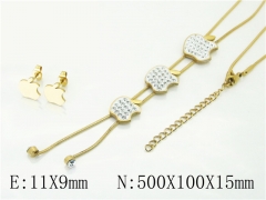 HY Wholesale Jewelry Set 316L Stainless Steel jewelry Set-HY34S0175DNL