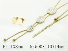 HY Wholesale Jewelry Set 316L Stainless Steel jewelry Set-HY34S0177QNL